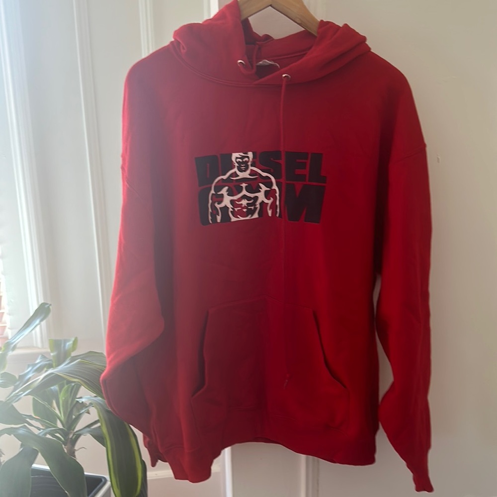 Diesel red sweatshirt